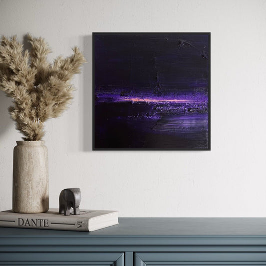Abstraktes Gemälde kaufen - L’Ultime Lueur du Soir 30×30 cm - gemaelde - kaufen - sabine - runge - muenchen