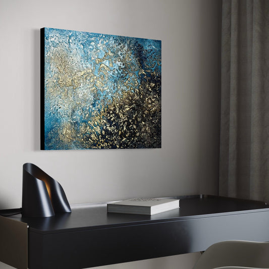 Abstraktes Gemälde kaufen - Shifting Horizons 60x50 cm - gemaelde - kaufen - sabine - runge - muenchen