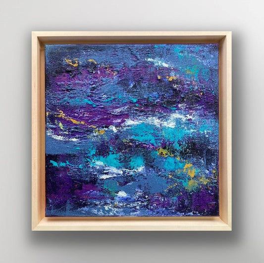 Gemälde kaufen | Lavender's Blue 30x30 cm-gemaelde-kaufen-sabine-runge-muenchen