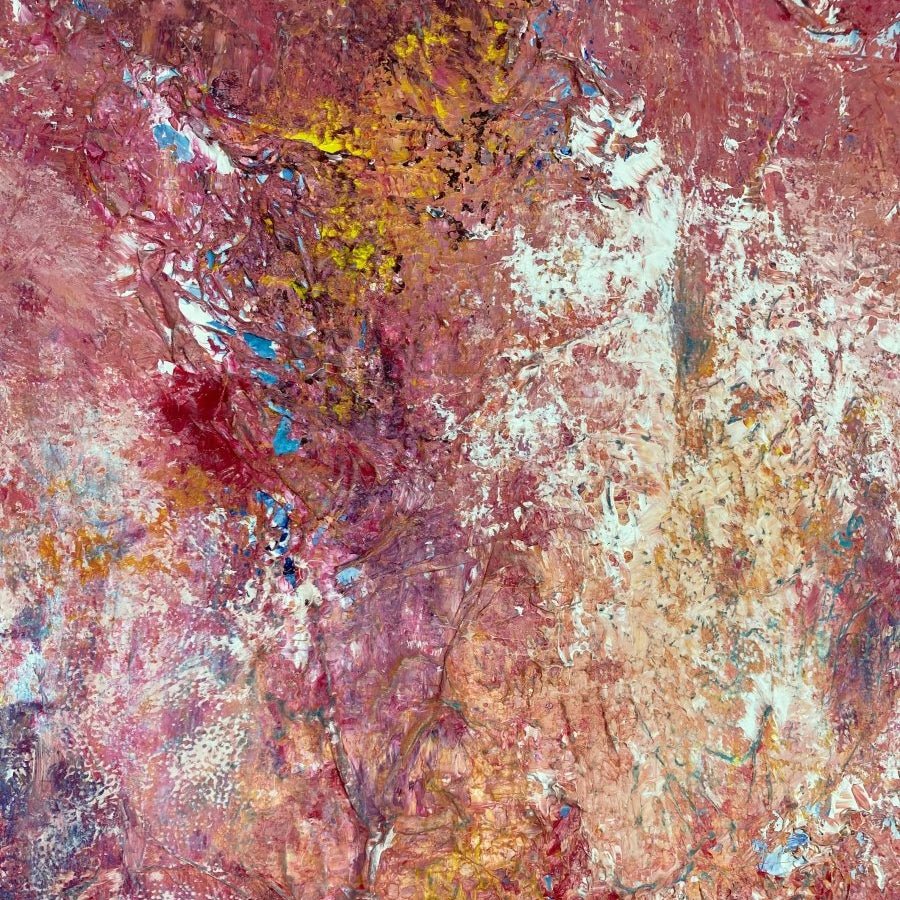 Abstraktes Gemälde kaufen - Red Harmony 120x100 cm - gemaelde - kaufen - sabine - runge - muenchen