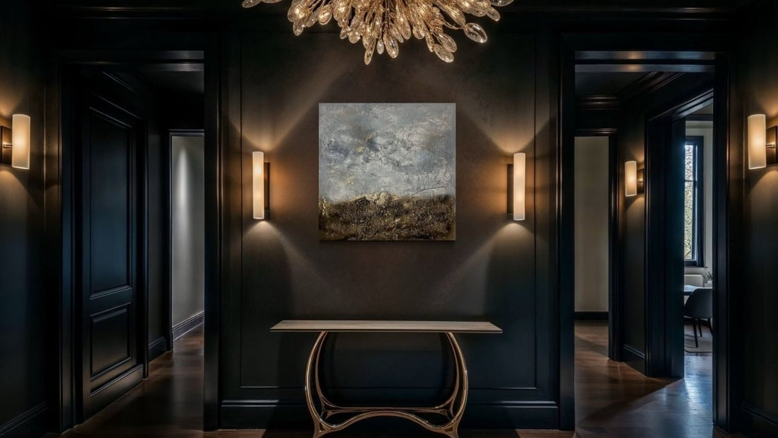 Abstrakte Kunst für Luxusimmobilien – Penthouse, Villa & Architektur - Sabine Runge Painting
