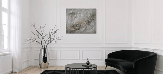 Abstrakte Kunst Los Angeles – Originalgemälde für moderne Interiors - Sabine Runge Painting