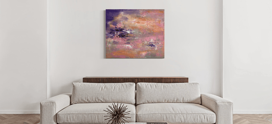 Abstrakte Kunst Miami – Originalgemälde für Luxus-Interiors & Strandvillen - Sabine Runge Painting