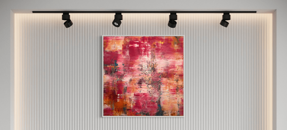 Abstrakte Kunst Stockholm – Originalgemälde für nordische Luxus-Interiors - Sabine Runge Painting