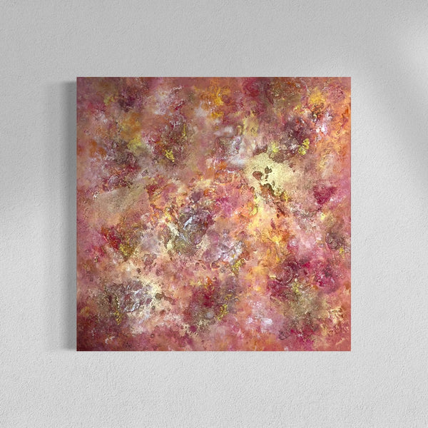 Original Painting for Sale - Aurum Rise 80x80 cm