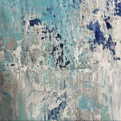 Acryl Texturpaste Nahaufnahme, moderne abstrakte Malerei Original