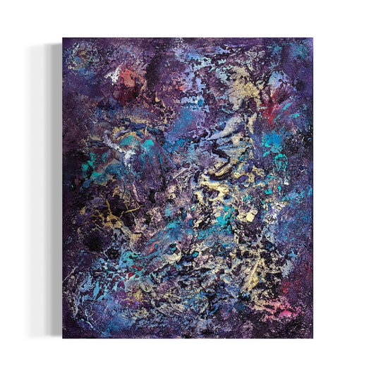 Abstraktes Gemälde kaufen - Velvet Abyss 60x50 cm