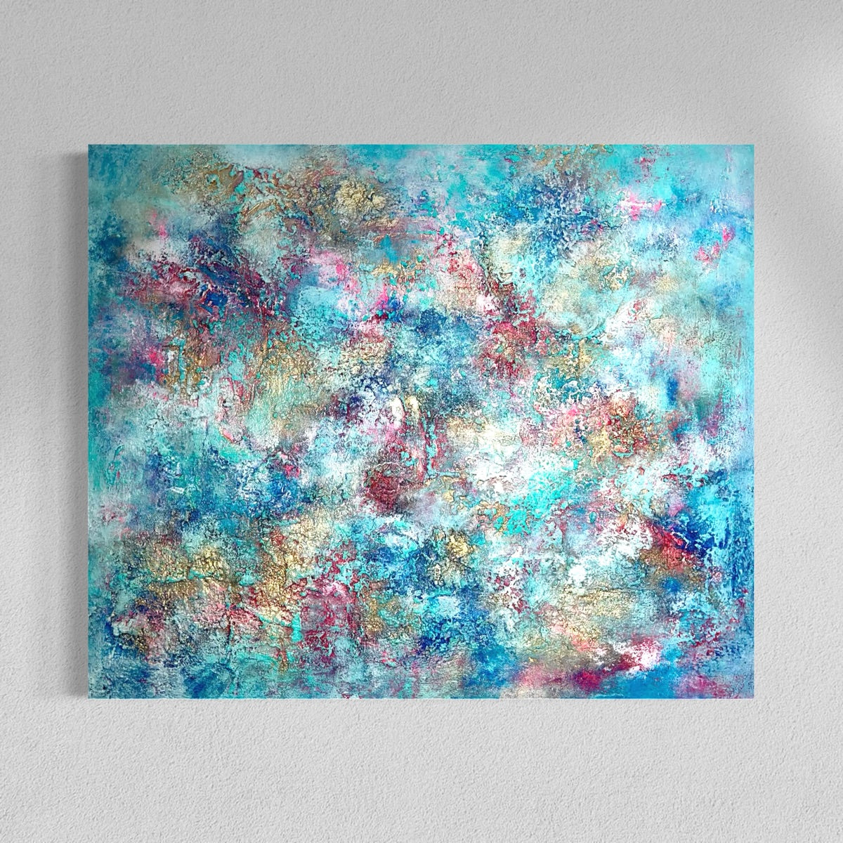 Abstraktes Gemälde kaufen - Dopamine Rush 120x100 cm - gemaelde - kaufen - sabine - runge - muenchen
