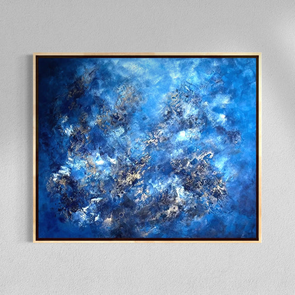 Abstraktes Gemälde kaufen - Fontainebleau 120x100 cm