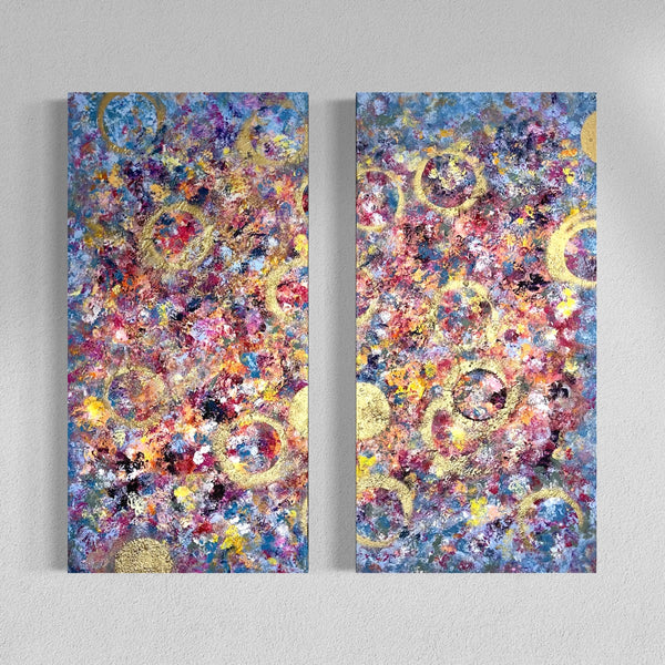 Abstraktes Gemälde kaufen - Out of the Bubble 100x100 cm