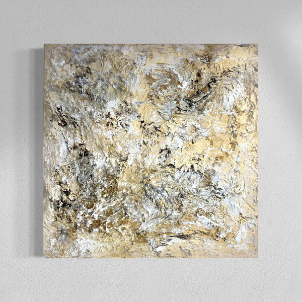 Abstraktes Gemälde kaufen - Champaign 60x60 cm