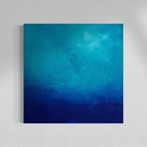 Abstraktes Gemälde kaufen - Deep Dive 100x100 cm