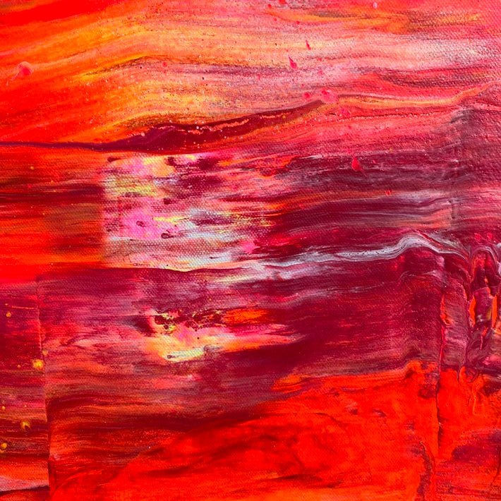 Abstraktes Gemälde kaufen - Adrenalin Flash 60x50 cm - gemaelde - kaufen - sabine - runge - muenchen