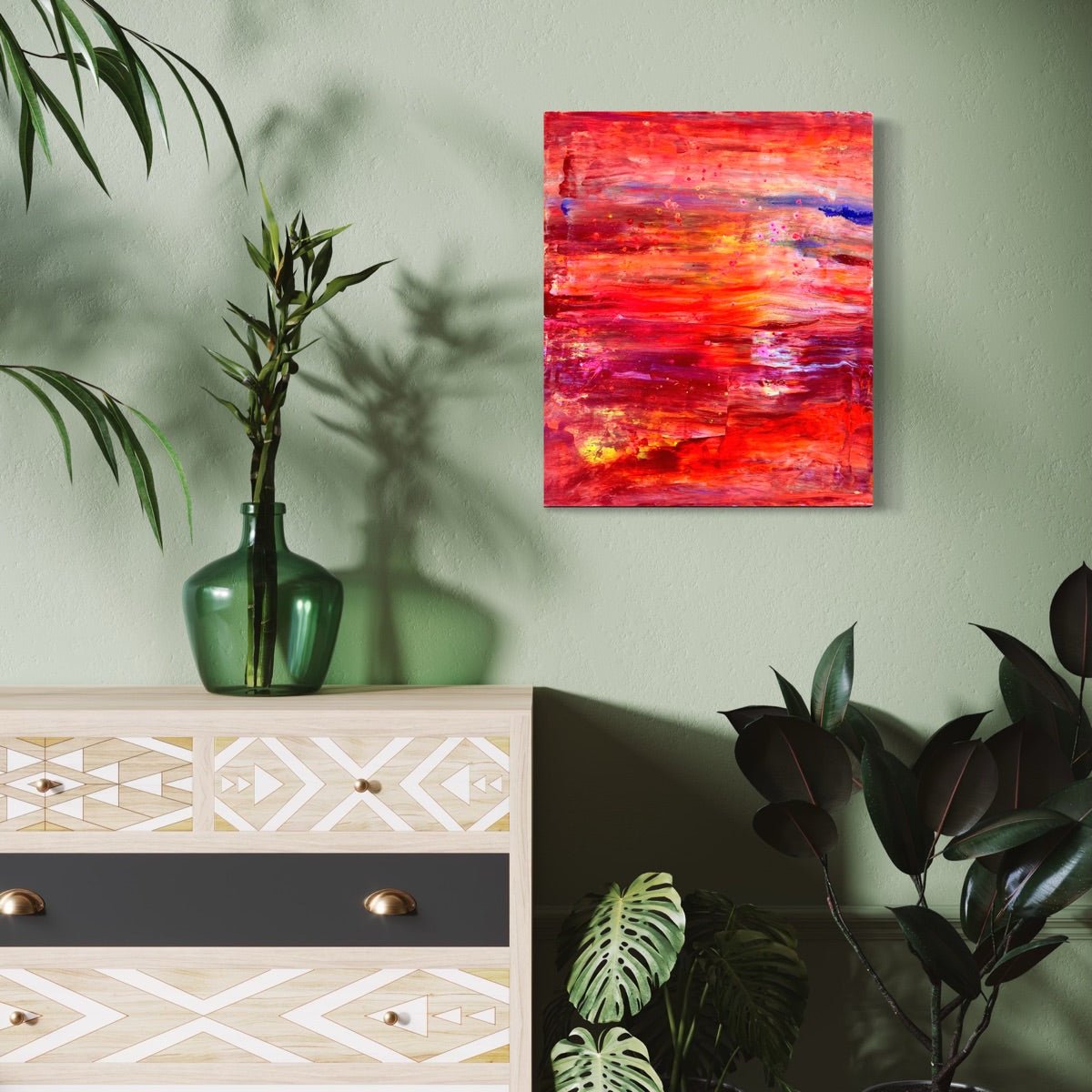 Abstraktes Gemälde kaufen - Adrenalin Flash 60x50 cm - gemaelde - kaufen - sabine - runge - muenchen