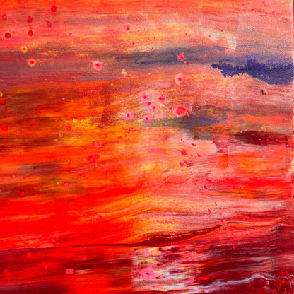 Abstraktes Gemälde kaufen - Adrenalin Flash 60x50 cm - gemaelde - kaufen - sabine - runge - muenchen