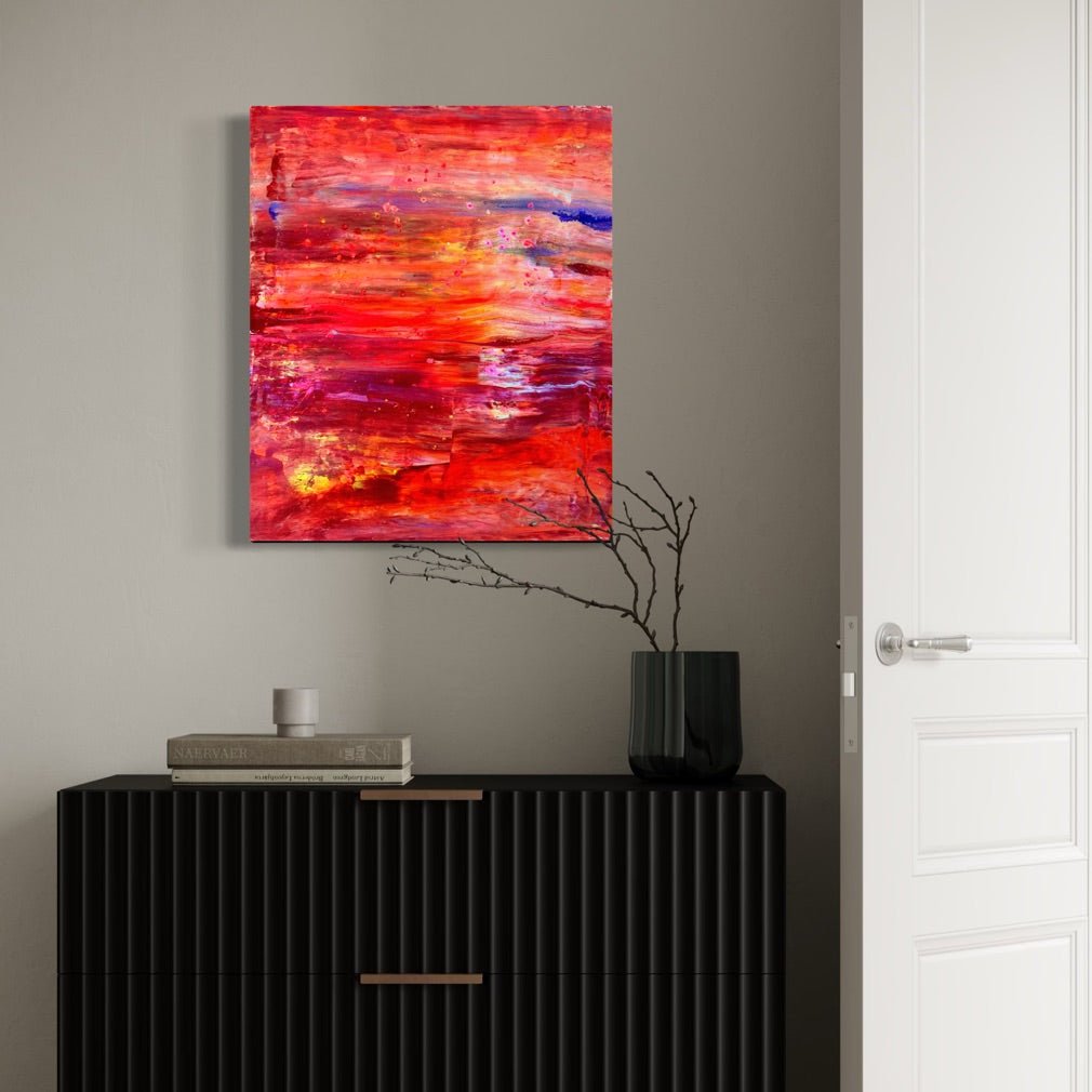 Abstraktes Gemälde kaufen - Adrenalin Flash 60x50 cm - gemaelde - kaufen - sabine - runge - muenchen