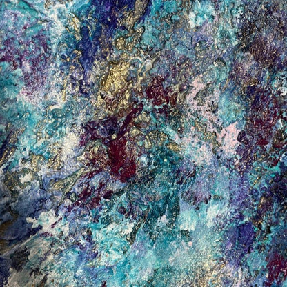 Abstraktes Gemälde kaufen - Alchemy of the Soul 100x80 cm - gemaelde - kaufen - sabine - runge - muenchen