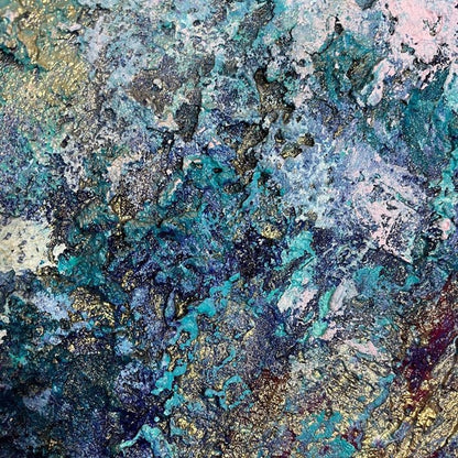 Abstraktes Gemälde kaufen - Alchemy of the Soul 100x80 cm - gemaelde - kaufen - sabine - runge - muenchen