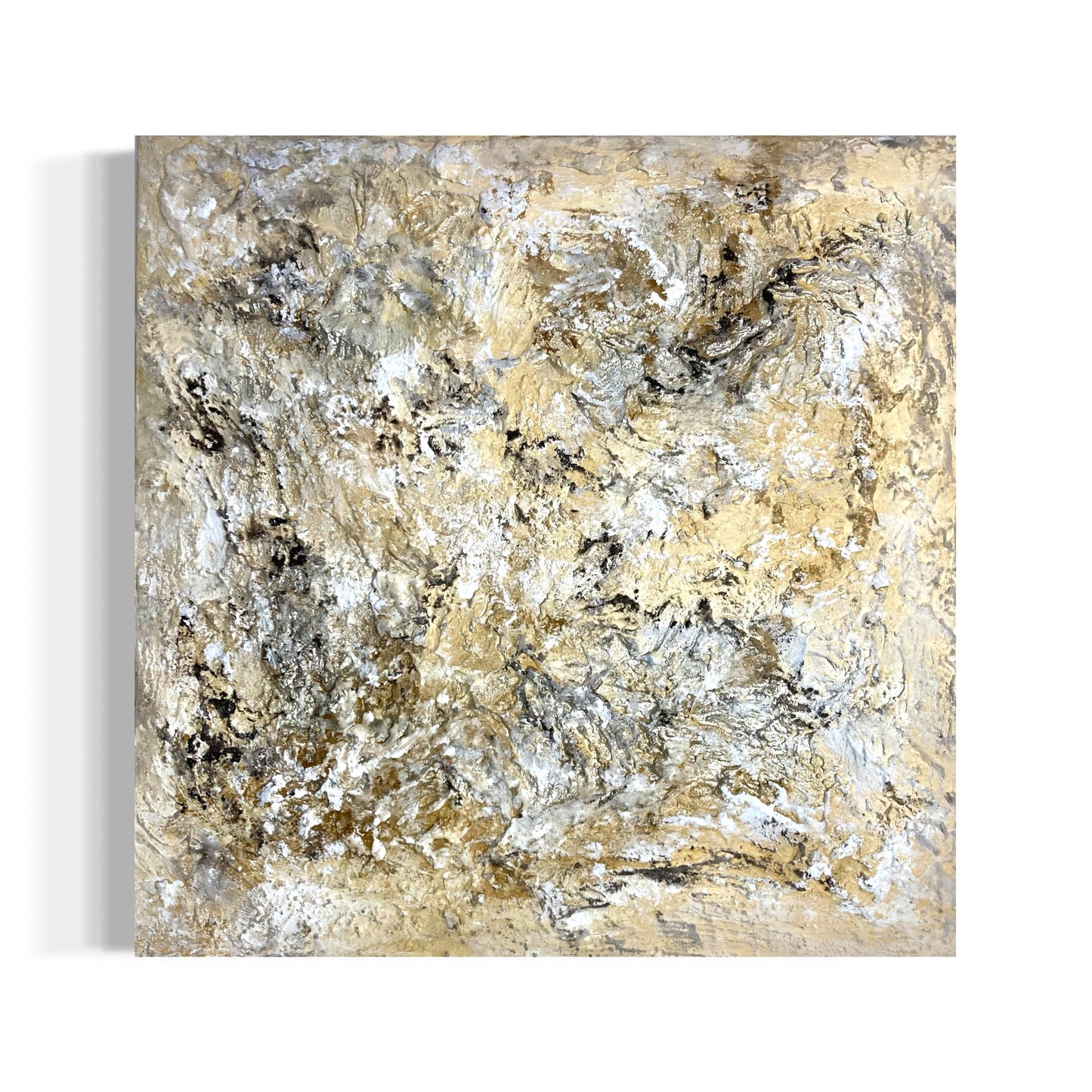 Abstraktes Gemälde kaufen - Champaign 60x60 cm - gemaelde - kaufen - sabine - runge - muenchen