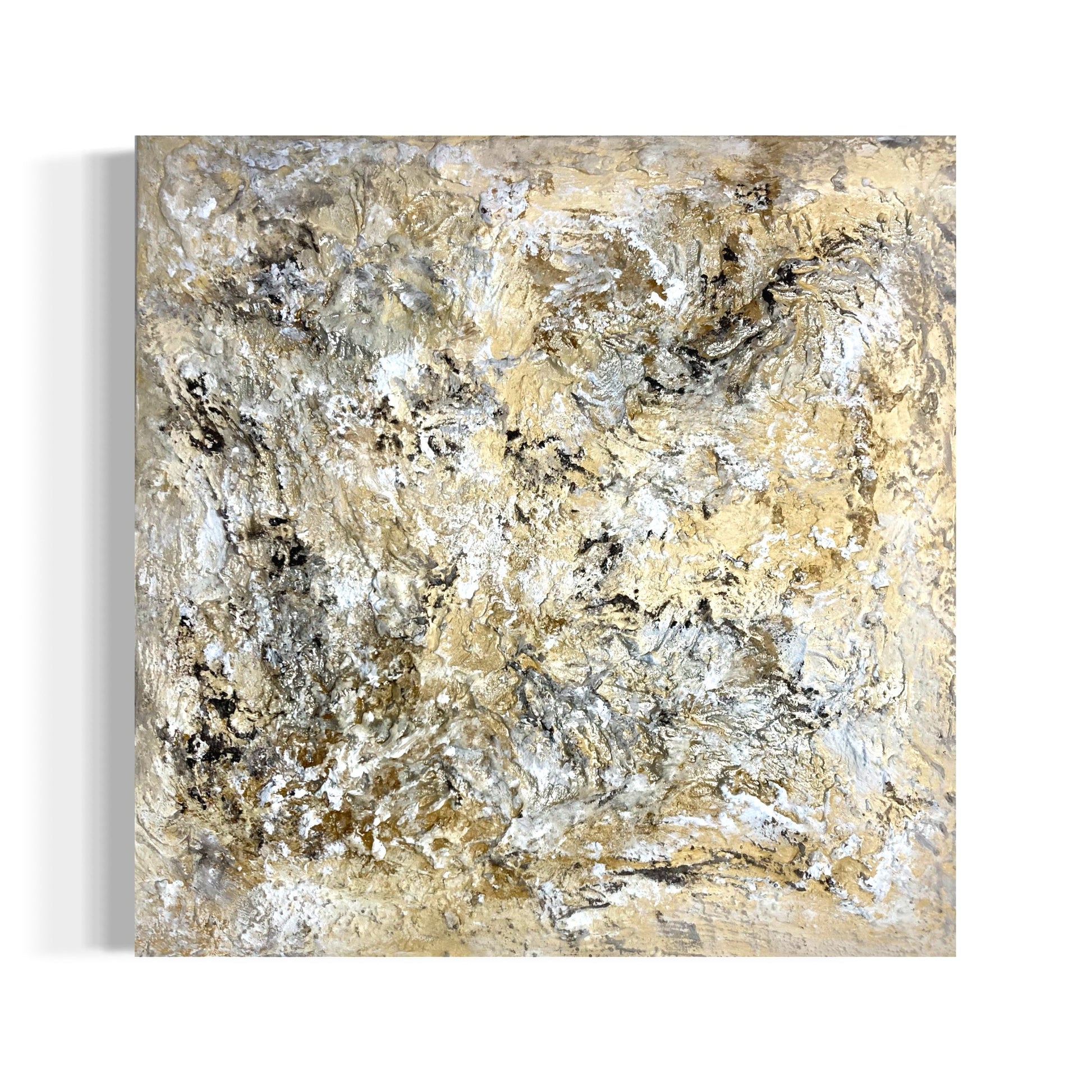 Abstraktes Gemälde kaufen - Champaign 60x60 cm - gemaelde - kaufen - sabine - runge - muenchen