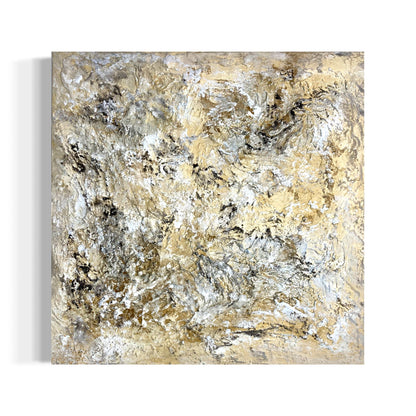 Abstraktes Gemälde kaufen - Champaign 60x60 cm - gemaelde - kaufen - sabine - runge - muenchen