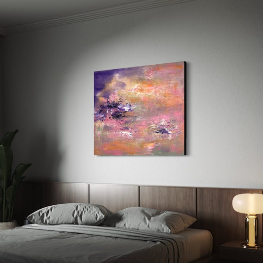 Abstraktes Gemälde kaufen - Chasing the Sun 120x100 cm - gemaelde - kaufen - sabine - runge - muenchen
