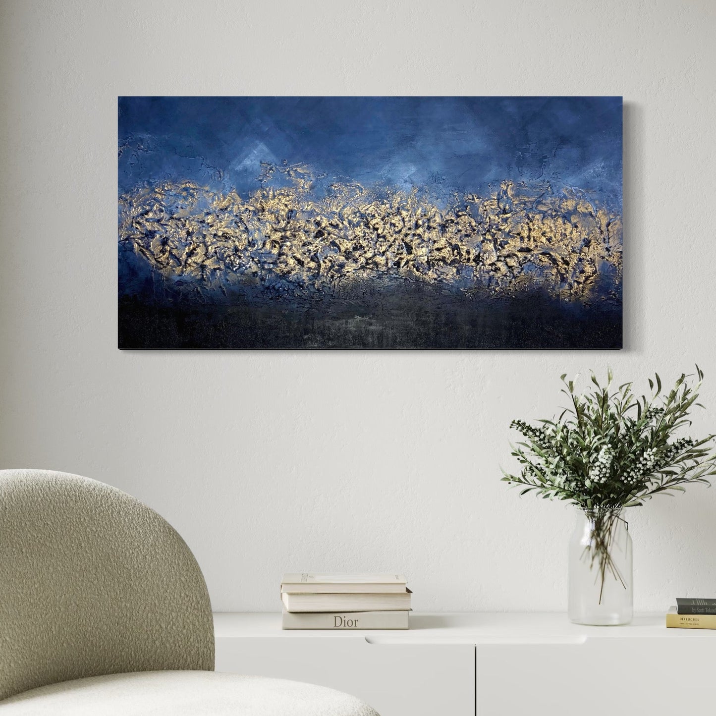 Abstraktes Gemälde kaufen - Cordilliera 120x60 cm - gemaelde - kaufen - sabine - runge - muenchen