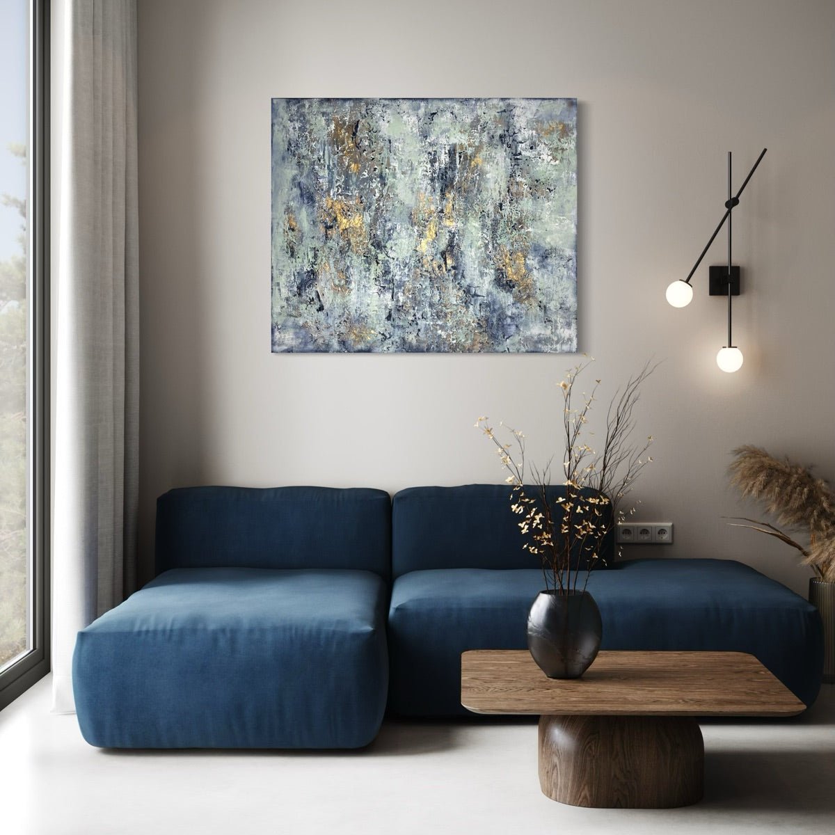 Abstraktes Gemälde kaufen - Cypress 120x100 cm - gemaelde - kaufen - sabine - runge - muenchen