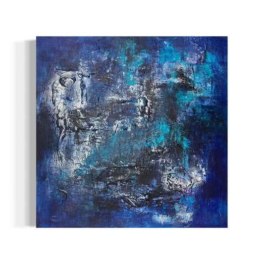 Abstraktes Gemälde kaufen - Delirium 80x80 cm - gemaelde - kaufen - sabine - runge - muenchen