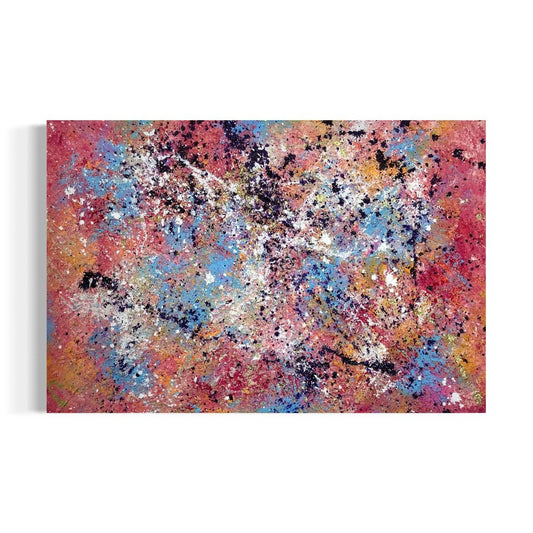 Abstraktes Gemälde kaufen - Dopamine Firework 120x80 cm - gemaelde - kaufen - sabine - runge - muenchen