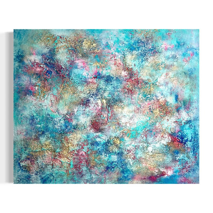 Abstraktes Gemälde kaufen - Dopamine Rush 120x100 cm - gemaelde - kaufen - sabine - runge - muenchen