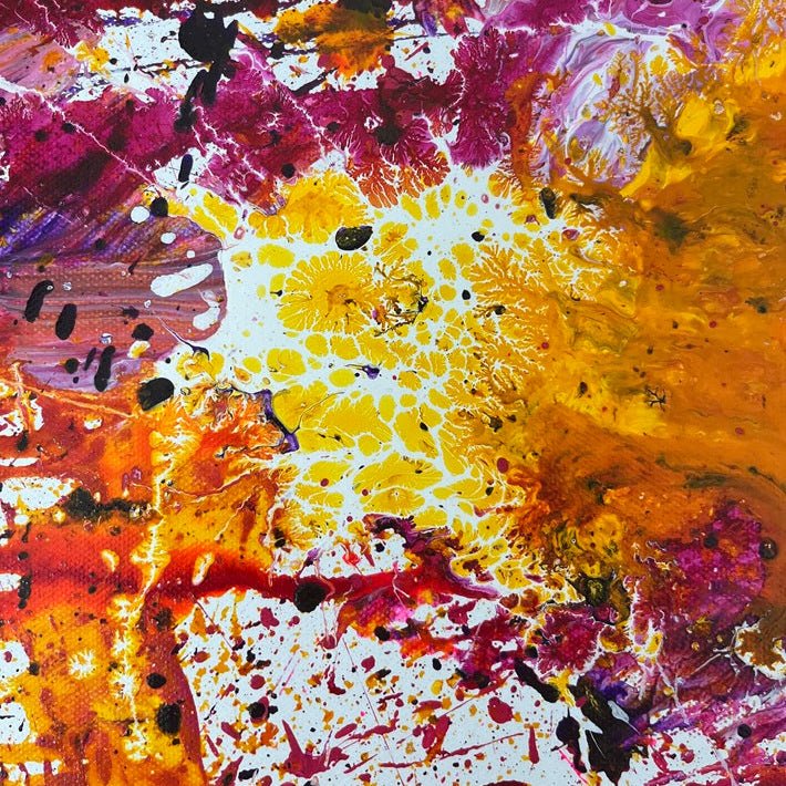 Abstraktes Gemälde kaufen - Endorphin Drift 60x50 cm - gemaelde - kaufen - sabine - runge - muenchen