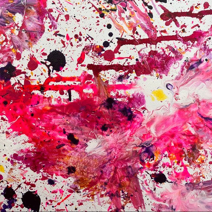 Abstraktes Gemälde kaufen - Endorphin Drift 60x50 cm - gemaelde - kaufen - sabine - runge - muenchen