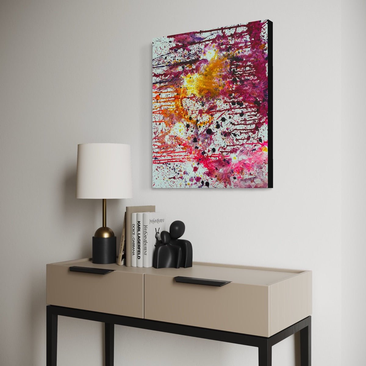 Abstraktes Gemälde kaufen - Endorphin Drift 60x50 cm - gemaelde - kaufen - sabine - runge - muenchen