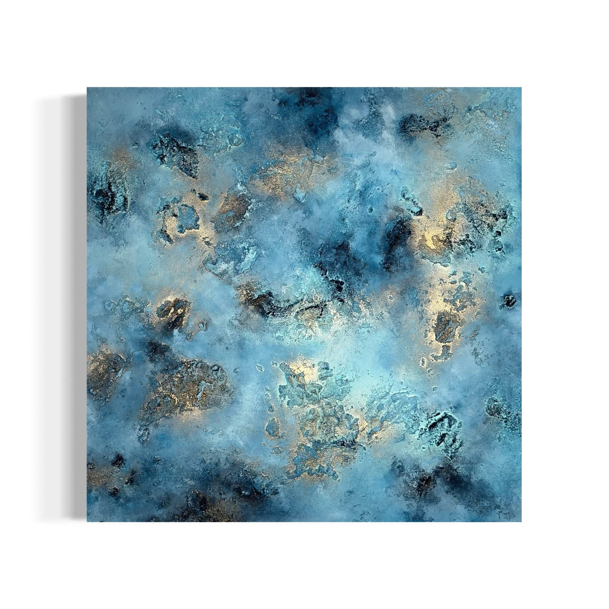 Abstraktes Gemälde kaufen - Ethereal Genesis 80x80 cm - gemaelde - kaufen - sabine - runge - muenchen