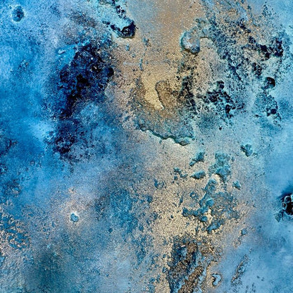 Abstraktes Gemälde kaufen - Ethereal Genesis 80x80 cm - gemaelde - kaufen - sabine - runge - muenchen