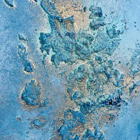 Abstraktes Gemälde kaufen - Ethereal Genesis 80x80 cm - gemaelde - kaufen - sabine - runge - muenchen