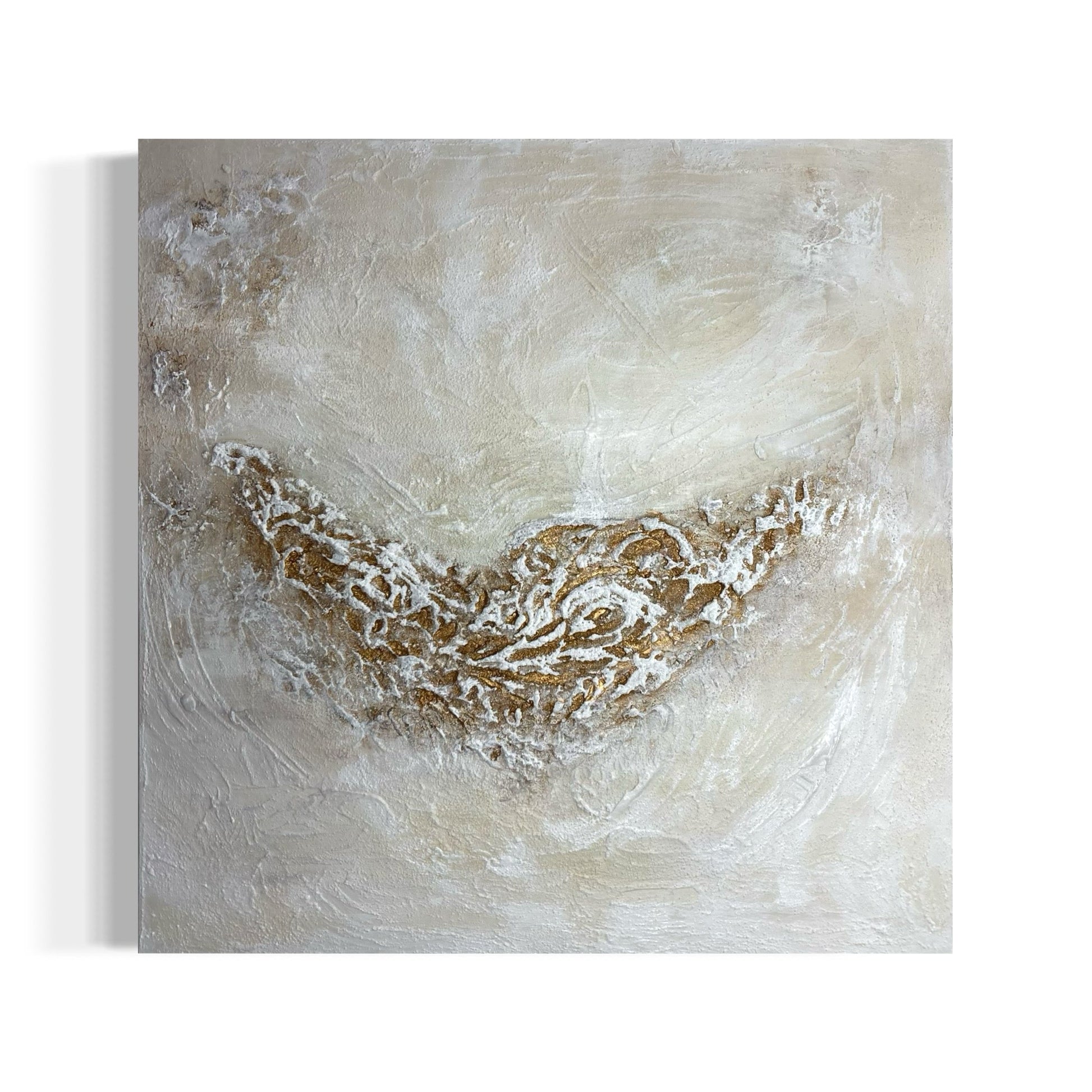 Abstraktes Gemälde kaufen - Eye of Desert 100x100 cm - gemaelde - kaufen - sabine - runge - muenchen