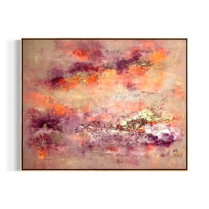 Abstraktes Gemälde kaufen - Flames of Renewal 100x80 cm - gemaelde - kaufen - sabine - runge - muenchen