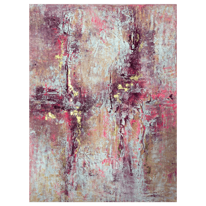 Abstraktes Gemälde kaufen - Flamingo Love 60x80 cm - gemaelde - kaufen - sabine - runge - muenchen