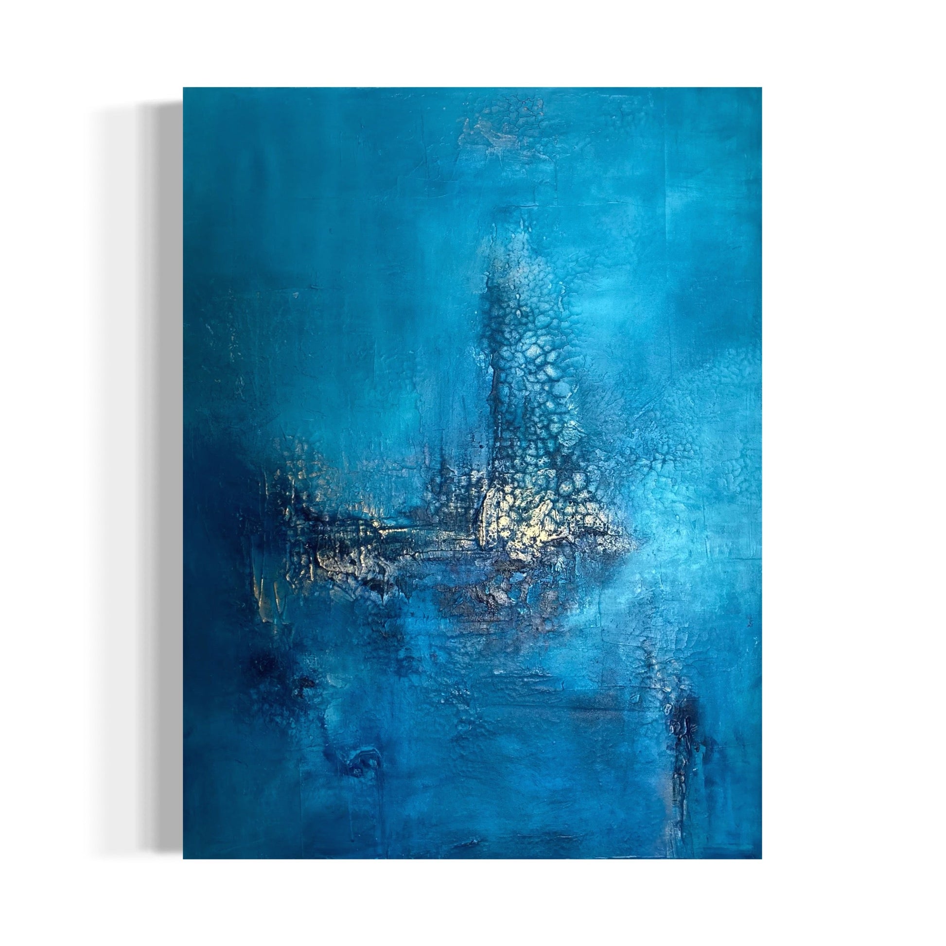 Abstraktes Gemälde kaufen: Fondo del Mar 60x80 cm - gemaelde - kaufen - sabine - runge - muenchen