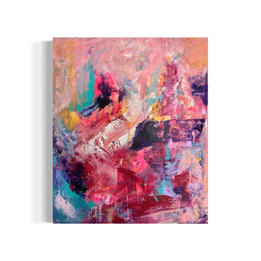 Abstraktes Gemälde kaufen - Inner Glow 60x50 cm - gemaelde - kaufen - sabine - runge - muenchen