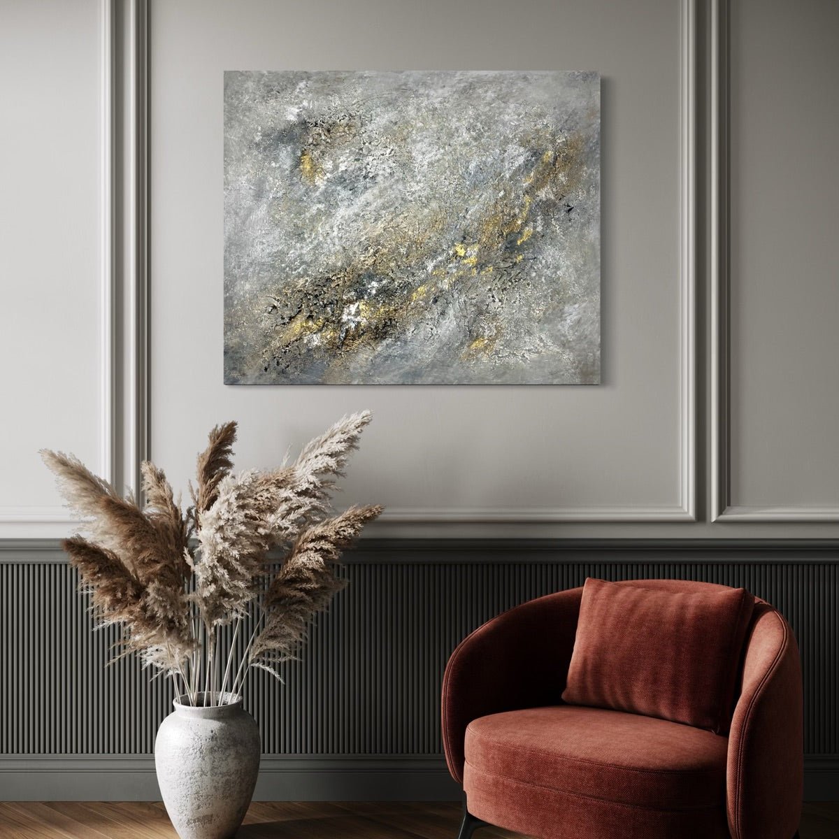 Abstraktes Gemälde kaufen - Intermezzo 120x100 cm - gemaelde - kaufen - sabine - runge - muenchen