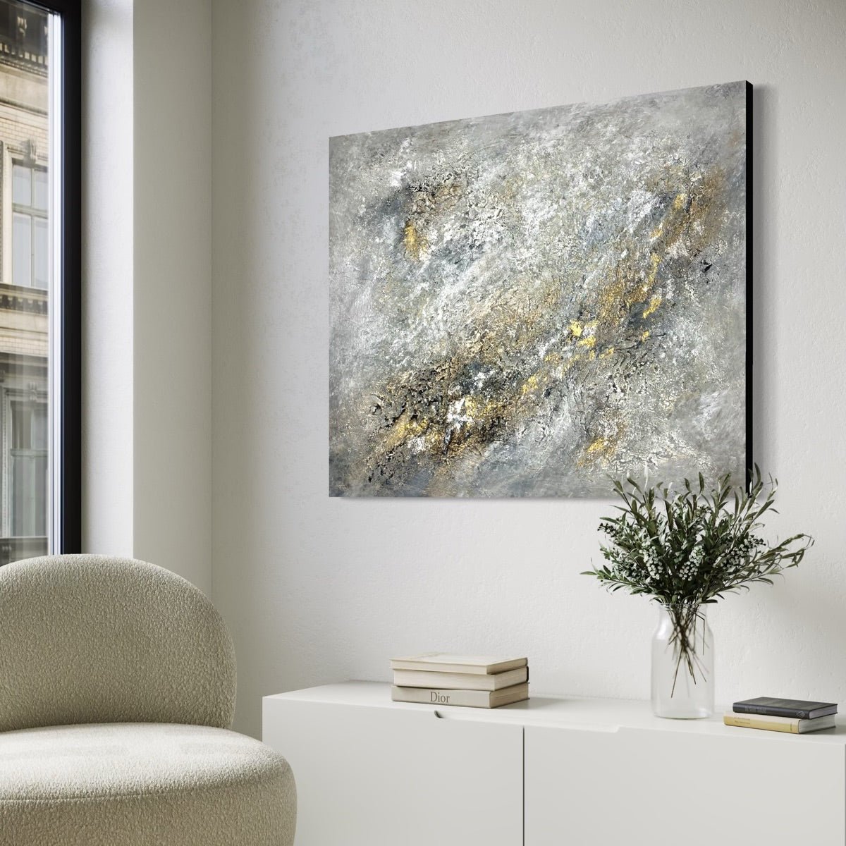 Abstraktes Gemälde kaufen - Intermezzo 120x100 cm - gemaelde - kaufen - sabine - runge - muenchen