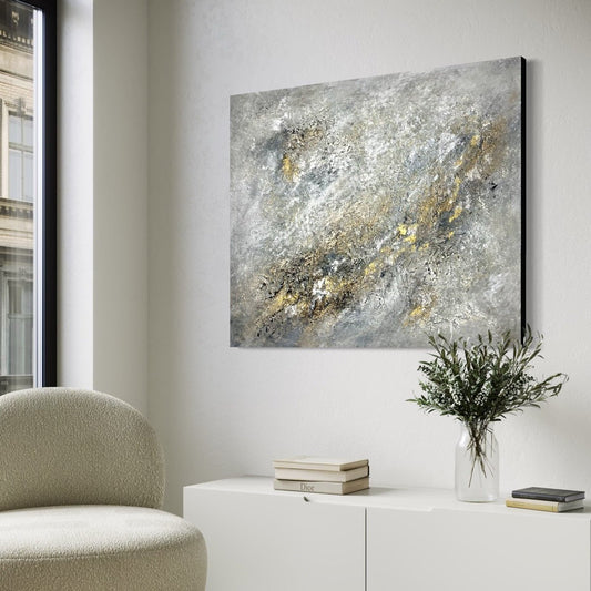 Abstraktes Gemälde kaufen - Intermezzo 120x100 cm - gemaelde - kaufen - sabine - runge - muenchen