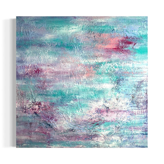 Abstraktes Gemälde kaufen - Key West 120x120 cm - gemaelde - kaufen - sabine - runge - muenchen