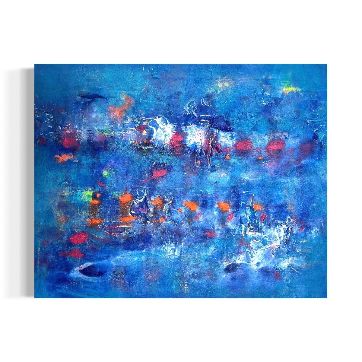 Abstraktes Gemälde kaufen - La Mer 100x80 cm - gemaelde - kaufen - sabine - runge - muenchen
