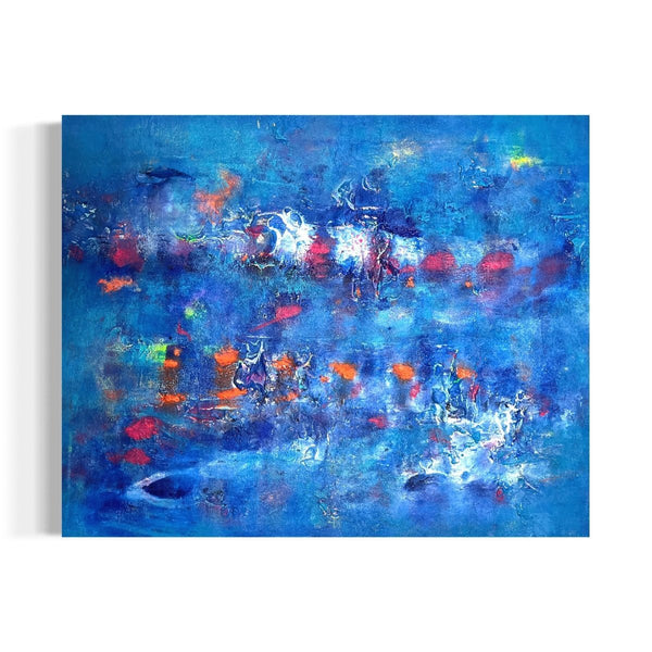 Abstraktes Gemälde kaufen - La Mer 100x80 cm