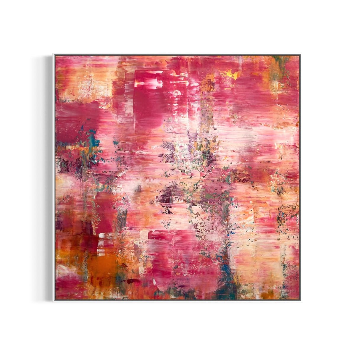 Abstraktes Gemälde kaufen - Metropolitan Flair 100x100 cm - gemaelde - kaufen - sabine - runge - muenchen
