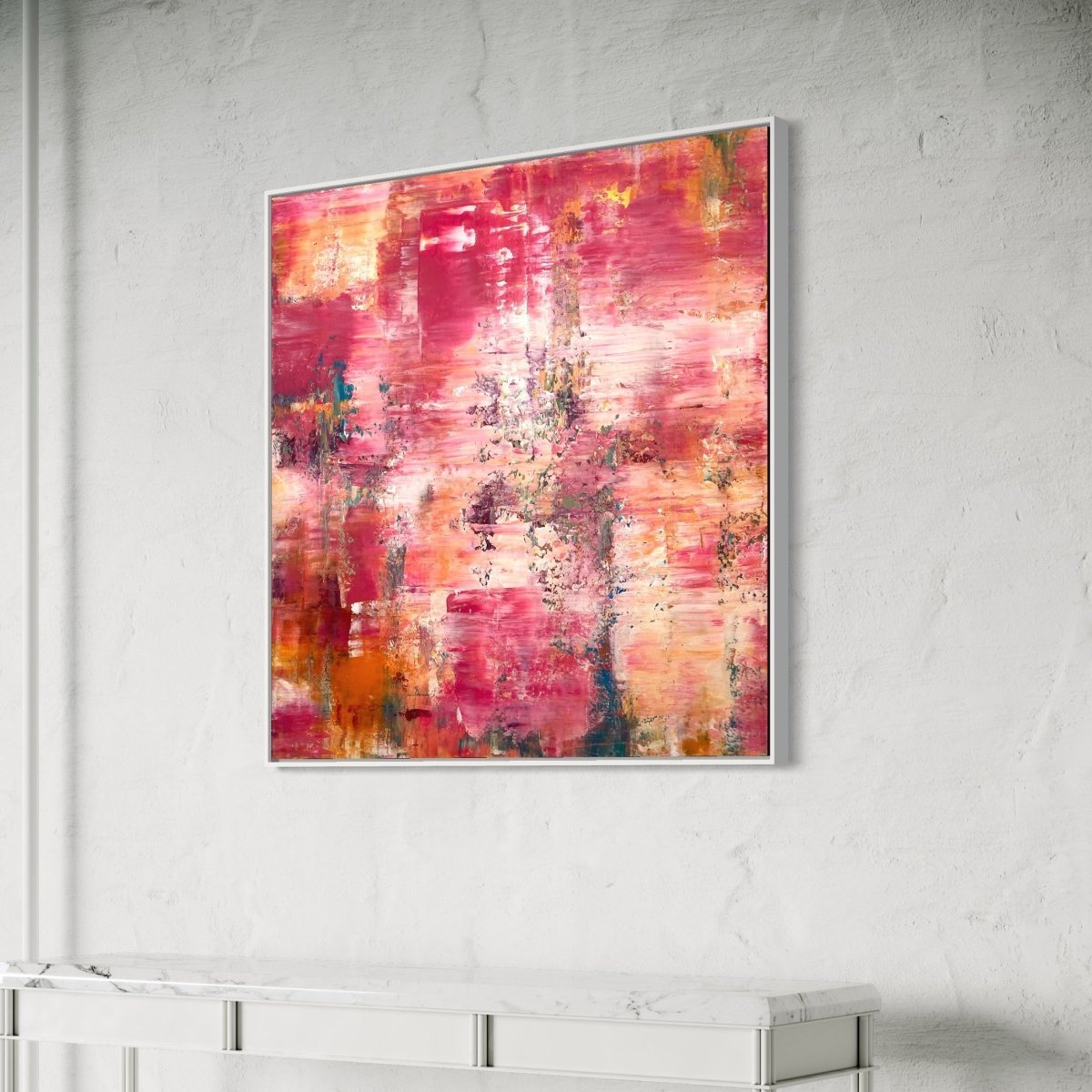 Abstraktes Gemälde kaufen - Metropolitan Flair 100x100 cm - gemaelde - kaufen - sabine - runge - muenchen